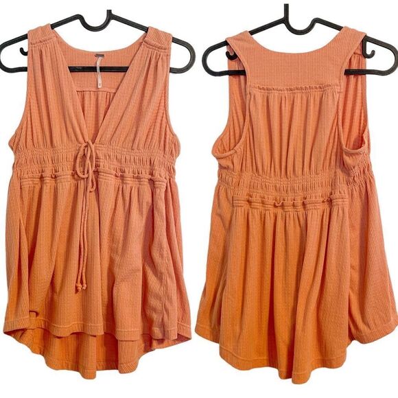 Free People Beach Bound Plunge Tank Top XS - Picture 5 of 9
